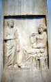 1307 - Archaeological Museum, Athens - Grave stele - Photo by Giovanni Dall'Orto, Nov 11 2009.jpg