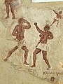 Boxers, Mural painting, ca 100 BC, Delos, 177180.jpg