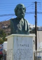 Bust of Homer at the port of Gialos on Ios, 13M998x.jpg