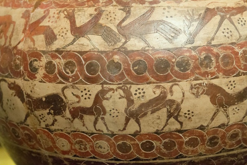 Soubor:Etruscan-Corinthian scale amphora, miniaturist, 620-600 BC, Prague Kinsky, NM-HM10 4781, 151166.jpg