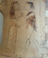 Jug from Afrati, 675-640 BC, Theseus and Ariadne. AMH, 00591.tif.jpg