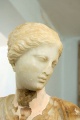Statue Artemis detail of head, 2nd c BC, Delos A449, 143439.jpg