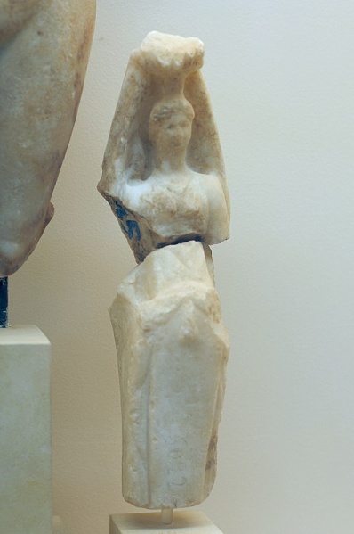 Soubor:Small marble Aphrotide ithyphalica Museum Delos 6022 Zde0502284.jpg