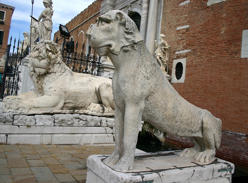 Soubor:Venezia Arsenale Leone greco Foto Giovanni Dall'Orto.jpg