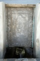 Fountain at the church in Menites, Andros, marble relief, 1808, 090627.jpg