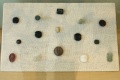 Seal-stones, beads and scarab, Late Helladic III C, Phylakopi IV, AM Milos, 152528.jpg