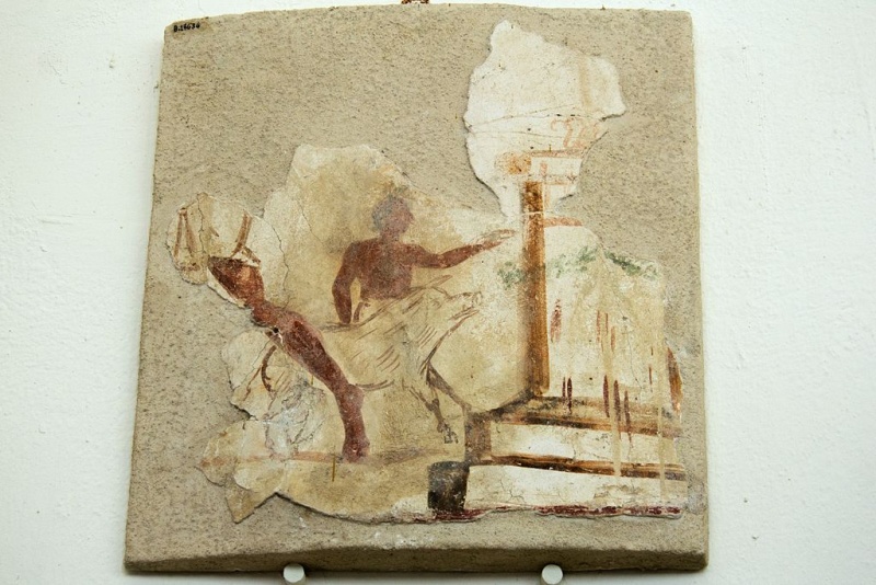 Soubor:Mural painting Sacrifice pig, Delos B17636, 143479.jpg